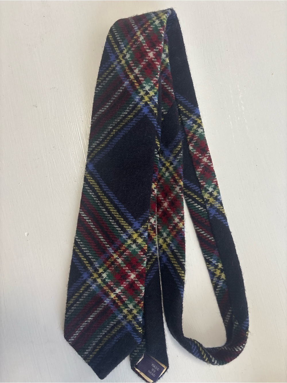 Rare Vintage Ralph Lauren Handmade 100% Cashmere Men's Tie